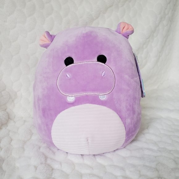 BNWT Hanna the Hippo Purple Squishmallows 8 Inch - Picture 1 of 7